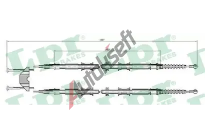 LPR Tan lanko parkovac brzdy LP C0549B, C0549B