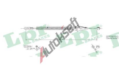 LPR Tan lanko parkovac brzdy LP C0577B, C0577B