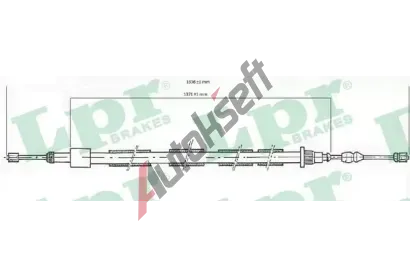 LPR Tan lanko parkovac brzdy LP C0616B, C0616B