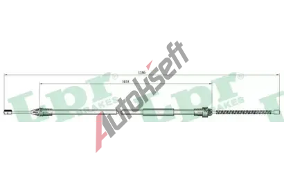 LPR Tažné lanko parkovací brzdy LP C0685B, C0685B LPR Tažné lanko parkovací brzdy LP C0685B, C0685B