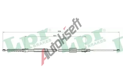 LPR Ta�n� lanko parkovac� brzdy LP C0696B, C0696B