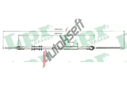 LPR Tan lanko parkovac brzdy LP C0700B, C0700B