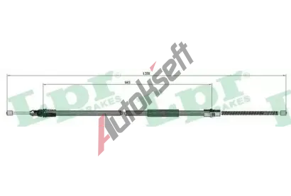 LPR Tan lanko parkovac brzdy LP C0705B, C0705B