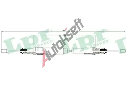 LPR Ta�n� lanko parkovac� brzdy LP C0706B, C0706B