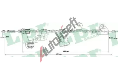 LPR Tan lanko parkovac brzdy LP C0890B, C0890B