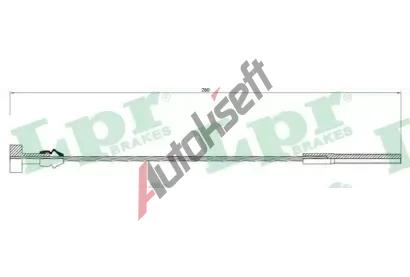 LPR Ta�n� lanko parkovac� brzdy LP C0919B, C0919B