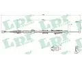 Tan lanko parkovac brzdy LPR ‐ LP C0921B