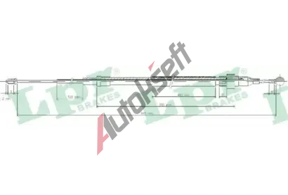 LPR Tan lanko parkovac brzdy LP C0938B, C0938B