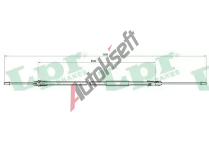 LPR Tan lanko parkovac brzdy LP C1002B, C1002B