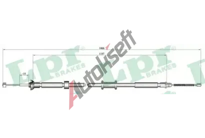 LPR Ta�n� lanko parkovac� brzdy LP C1024B, C1024B