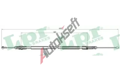 LPR Tan lanko parkovac brzdy LP C1040B, C1040B