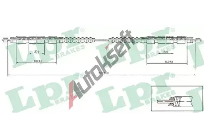 LPR Ta�n� lanko parkovac� brzdy LP C1256B, C1256B