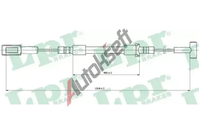 LPR Tan lanko parkovac brzdy LP C1316B, C1316B