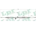 Tan lanko parkovac brzdy LPR ‐ LP C1519B