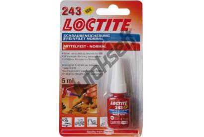 Loctite Zajiovn roub stedn-pevnostn 243 5 ml LT 29687, 243