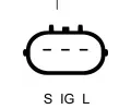 LUCAS Alterntor LU LRA02516, LRA02516