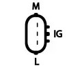 LUCAS Alterntor LU LRA02860, LRA02860