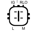 LUCAS Alterntor LU LRA03633, LRA03633