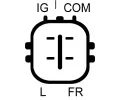 LUCAS Alterntor LU LRA03883, LRA03883