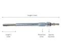 LUCAS DIESEL Žhavící svíčka LUD LP079, LP079