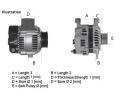 LUCAS ELECTRICAL Alterntor LUE LRA01951, LRA01951