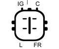 LUCAS ELECTRICAL Alterntor LUE LRA02287, LRA02287