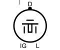 LUCAS ELECTRICAL Alterntor LUE LRA02663, LRA02663