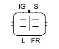 LUCAS ELECTRICAL Alterntor LUE LRA02906, LRA02906