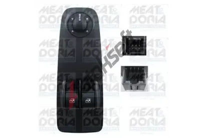 MEAT & DORIA Spínač zvedacího zařízení okna MAD 26518, 26518 MEAT & DORIA Spínač zvedacího zařízení okna MAD 26518, 26518