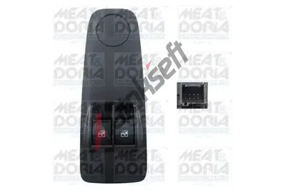 MEAT & DORIA Spínač zvedacího zařízení okna MAD 26519, 26519 MEAT & DORIA Spínač zvedacího zařízení okna MAD 26519, 26519