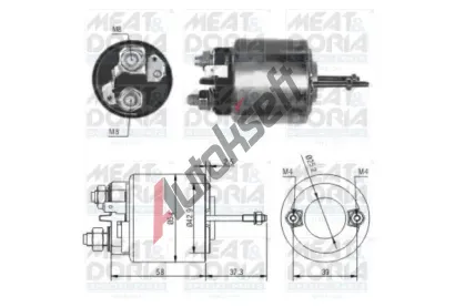 MEAT & DORIA Elektromagnetick spna startru MAD 46009, 46009