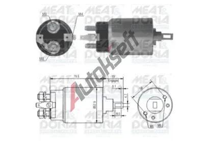 MEAT & DORIA Elektromagnetick spna startru MAD 46022, 46022