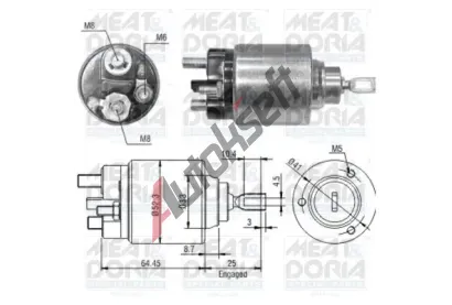MEAT & DORIA Elektromagnetick spna startru MAD 46043, 46043