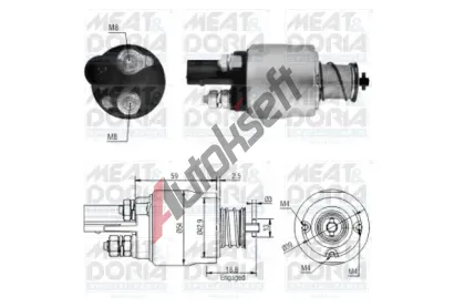 MEAT & DORIA Elektromagnetick spna startru MAD 46126, 46126
