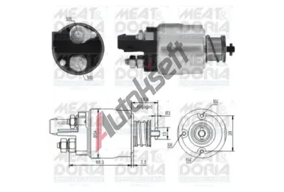 MEAT & DORIA Elektromagnetick spna startru MAD 46158, 46158