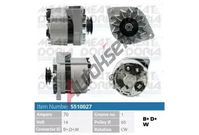 MEAT & DORIA Alterntor MAD 5510027, 5510027