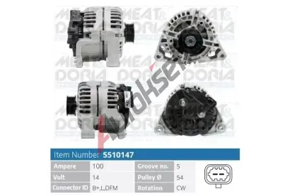 MEAT & DORIA Alterntor MAD 5510147, 5510147