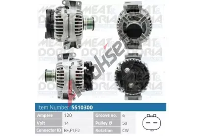 MEAT & DORIA Altern�tor MAD 5510300, 5510300