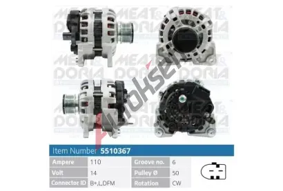 MEAT & DORIA Alterntor MAD 5510367, 5510367