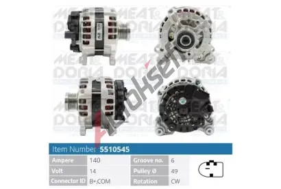 MEAT & DORIA Alterntor MAD 5510545, 5510545