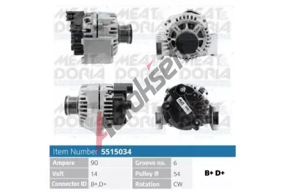 MEAT & DORIA Alterntor MAD 5515034, 5515034