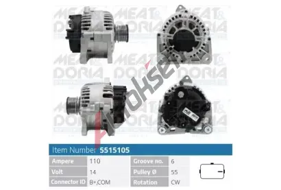 MEAT & DORIA Alterntor MAD 5515105, 5515105