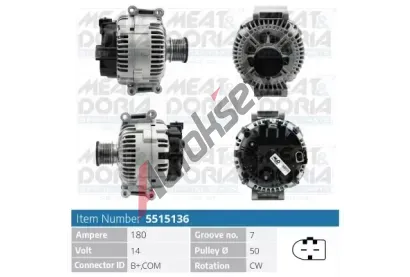 MEAT & DORIA Alterntor MAD 5515136, 5515136