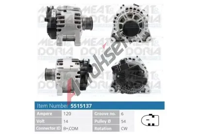 MEAT & DORIA Alterntor MAD 5515137, 5515137