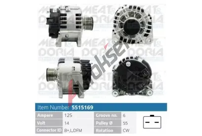 MEAT & DORIA Alterntor MAD 5515169, 5515169