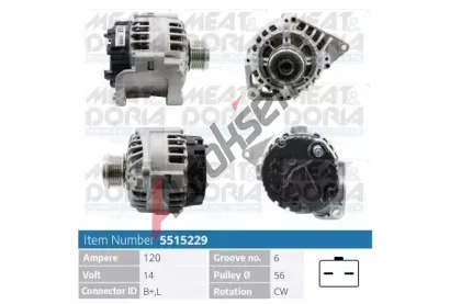 MEAT & DORIA Alterntor MAD 5515229, 5515229