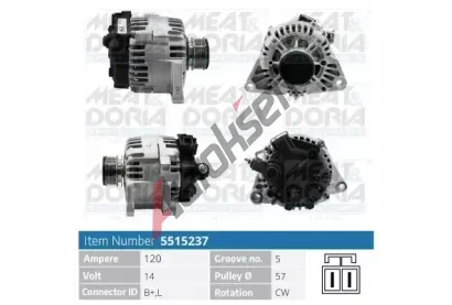 MEAT & DORIA Alterntor MAD 5515237, A12-0112