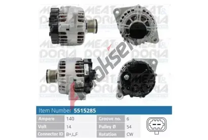 MEAT & DORIA Alterntor MAD 5515285, 5515285
