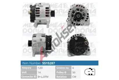 MEAT & DORIA Alterntor MAD 5515287, 5515287