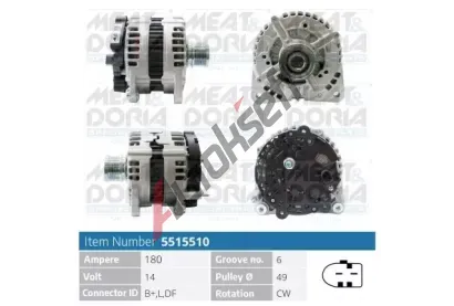 MEAT & DORIA Alterntor MAD 5515510, 9429